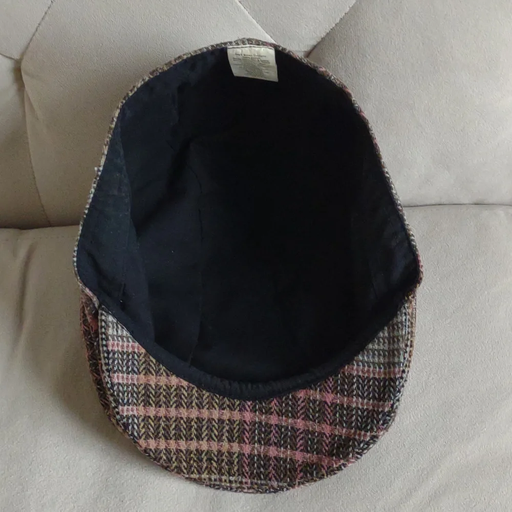 Target Newsboy Cap Hat Pink Brown Tweed Houndstooth Corduroy Flat Cabbie
